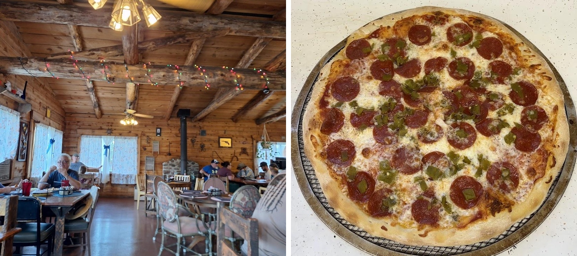 The Log Cabin Restaurant Menu