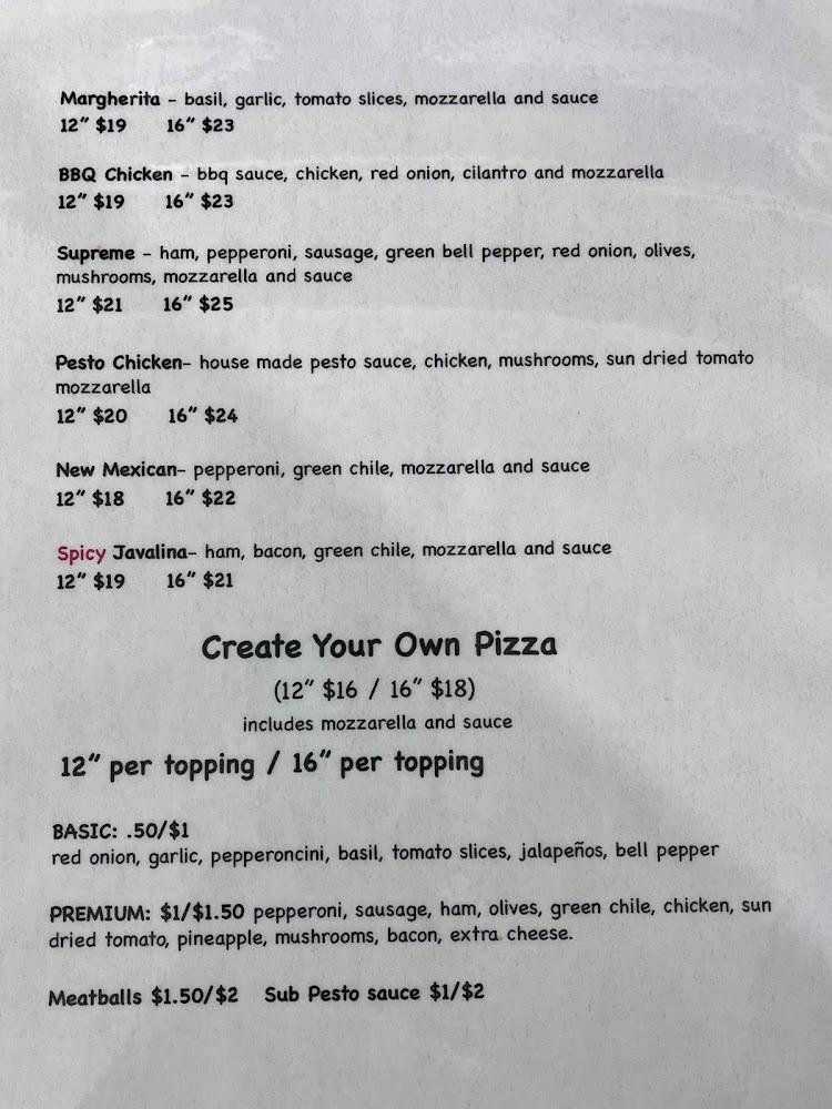 The Log Cabin Restaurant Menu image 3